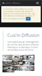 Mobile Screenshot of cuisine-diffusion.fr