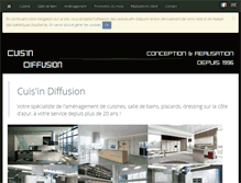 Tablet Screenshot of cuisine-diffusion.fr